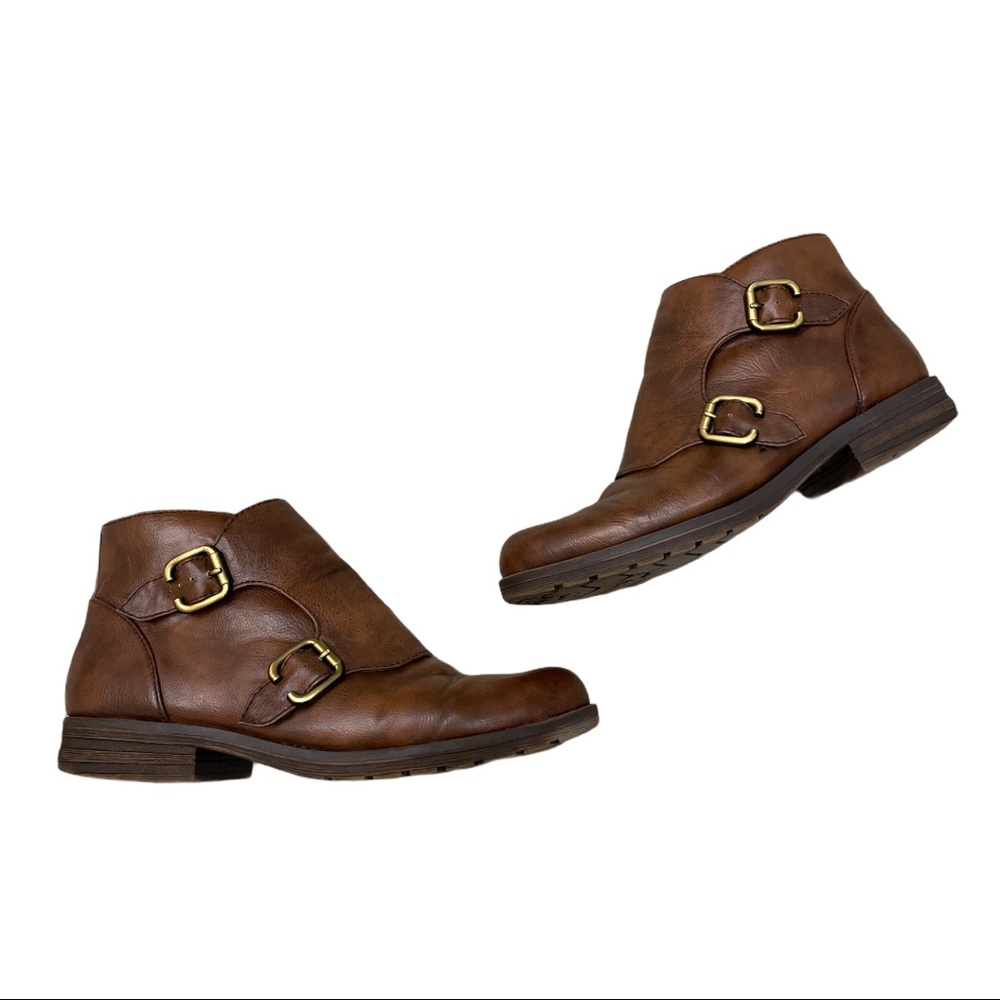 Naturalizer Breena Women Round Toe Brown Bootie